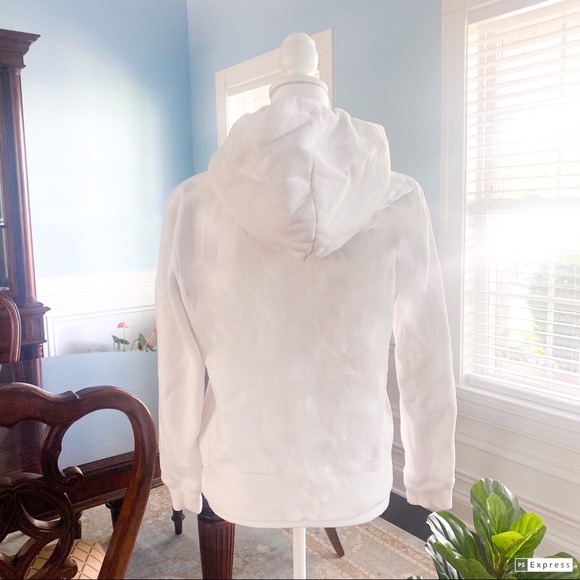 White Tommy Hilfiger Women’s zip up hoodie - Picture 2 of 4